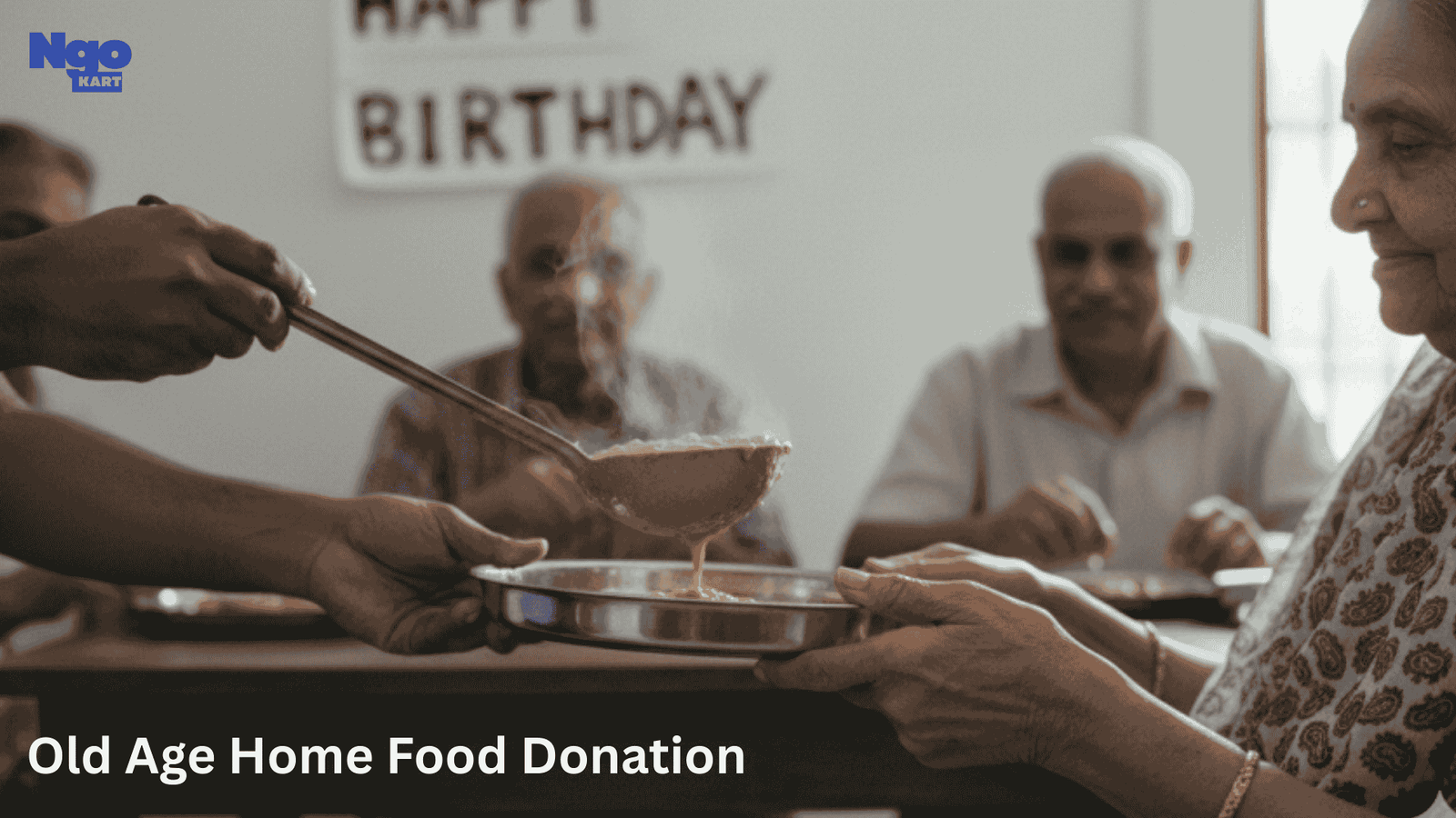 Old Age Home Food Donation