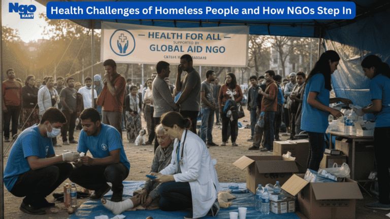 Health Challenges of Homeless People and How NGOs Step In