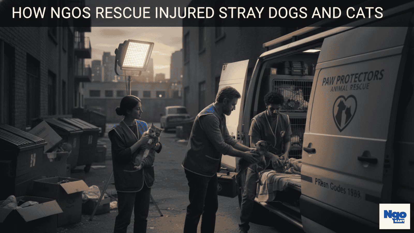How NGOs Rescue Injured Stray Dogs and Cats